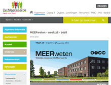 Tablet Screenshot of meerweten.demeerwaarde.nl